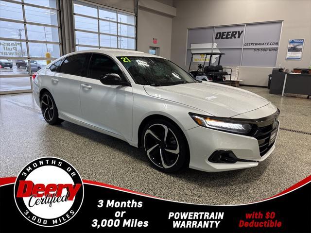 used 2021 Honda Accord car, priced at $23,667