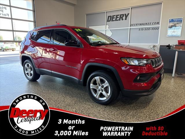 used 2024 Jeep Compass car, priced at $23,699