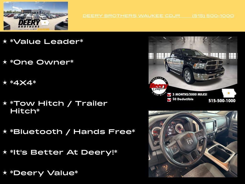 used 2017 Ram 1500 car, priced at $21,626