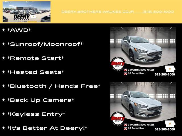 used 2017 Ford Fusion car, priced at $13,990
