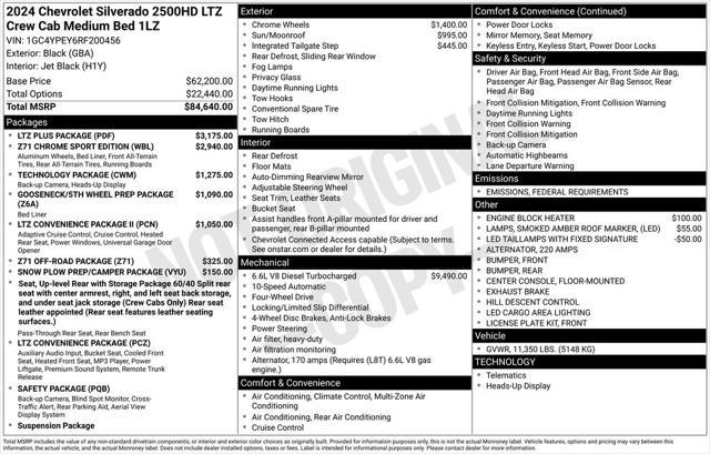 used 2024 Chevrolet Silverado 2500 car, priced at $57,451