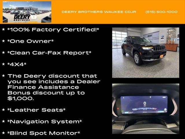 used 2023 Jeep Grand Cherokee L car, priced at $32,830