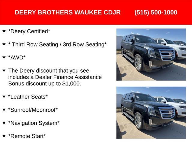used 2017 Cadillac Escalade car, priced at $31,495