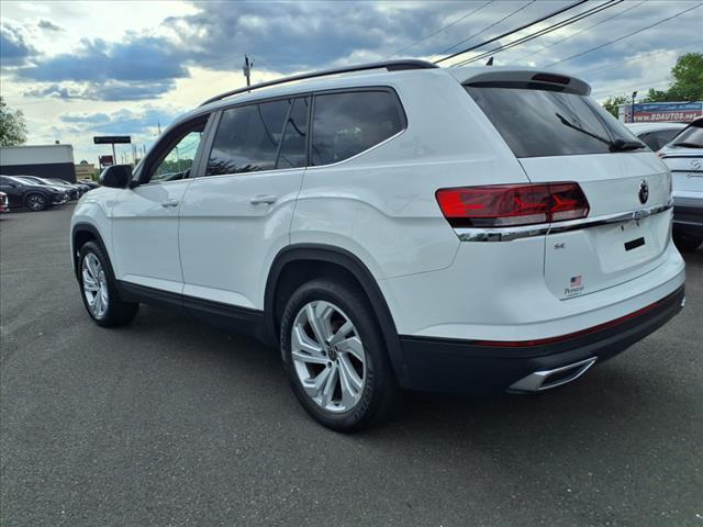 used 2021 Volkswagen Atlas car, priced at $24,642
