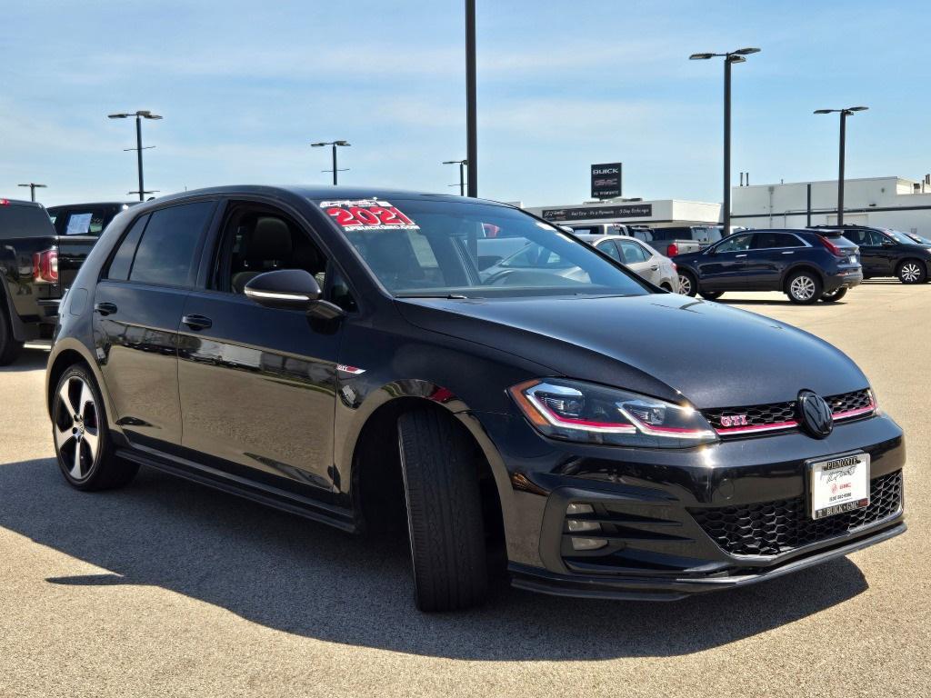 used 2021 Volkswagen Golf GTI car, priced at $29,850