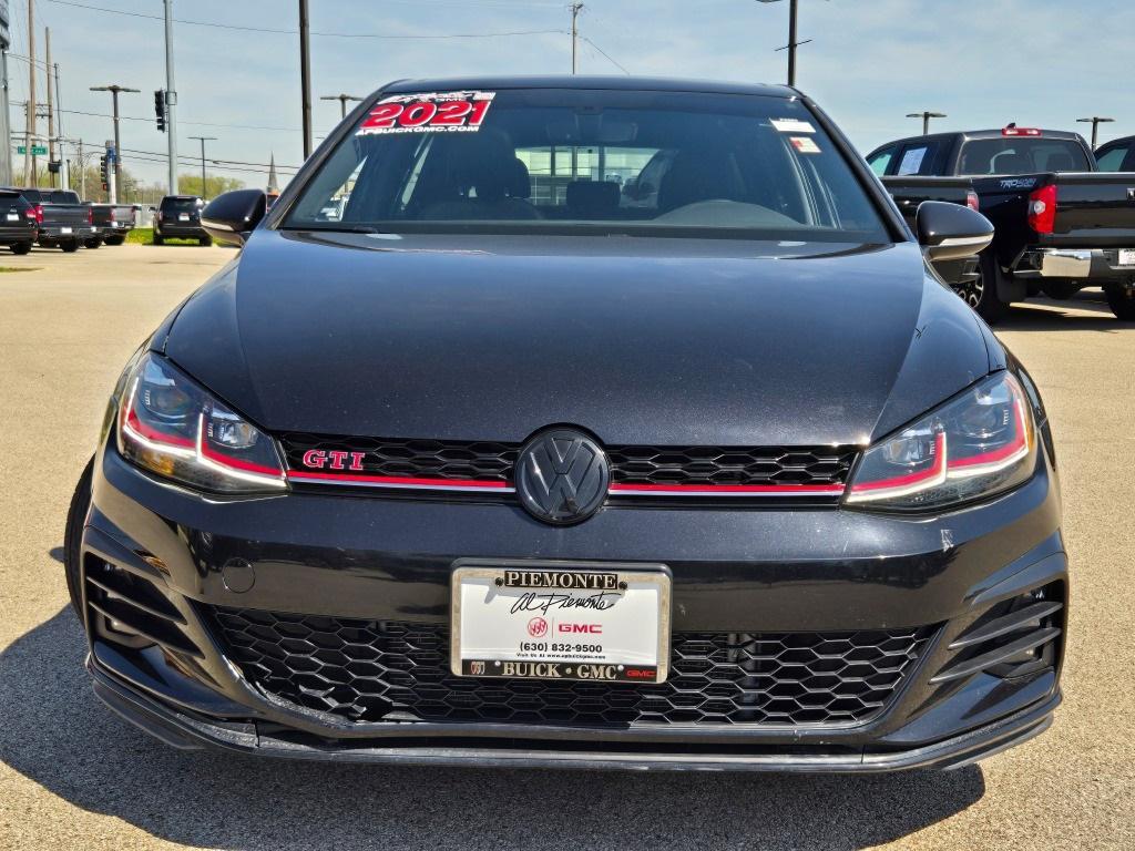 used 2021 Volkswagen Golf GTI car, priced at $29,850