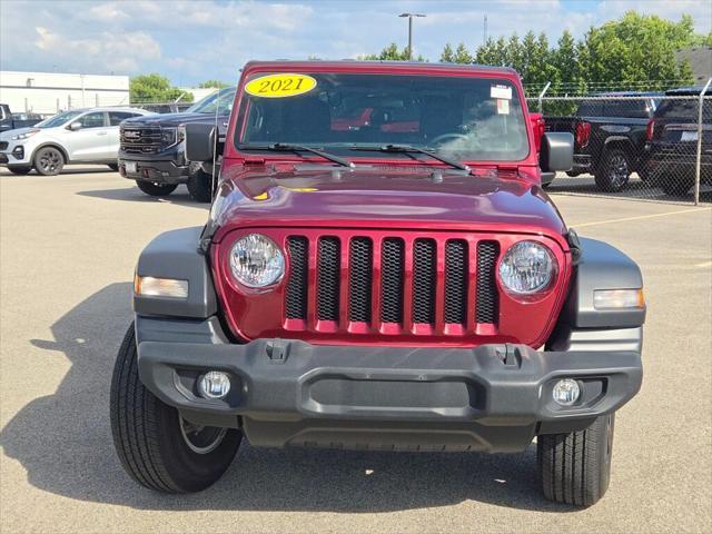 used 2021 Jeep Wrangler car, priced at $29,550