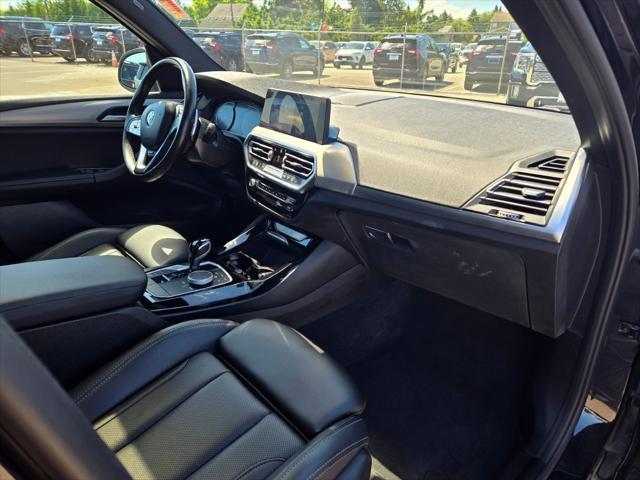 used 2022 BMW X3 car, priced at $31,000