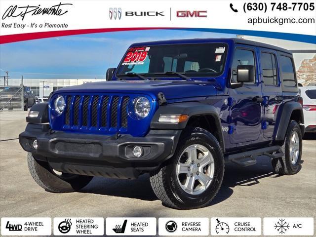 used 2019 Jeep Wrangler Unlimited car, priced at $24,400