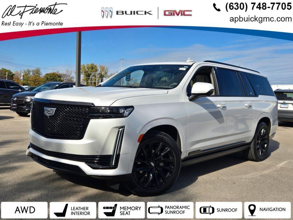 used 2023 Cadillac Escalade ESV car, priced at $75,850