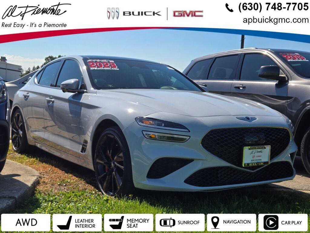 used 2023 Genesis G70 car, priced at $36,900