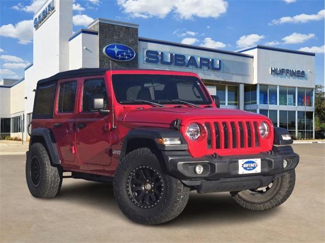 used 2018 Jeep Wrangler Unlimited car, priced at $20,977