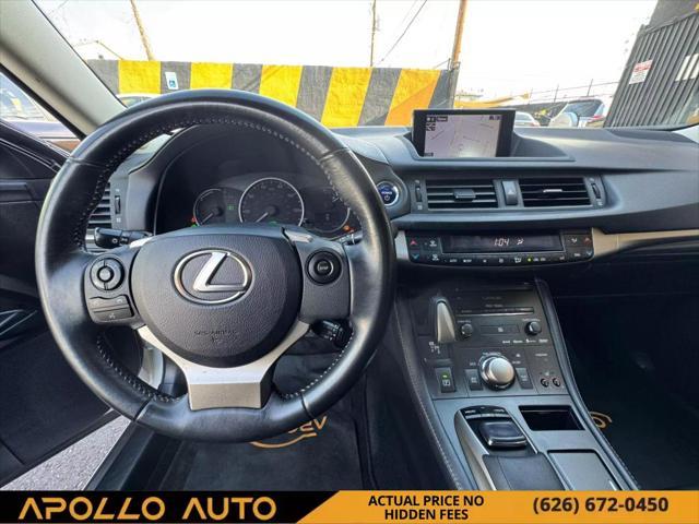 used 2017 Lexus CT 200h car, priced at $18,300