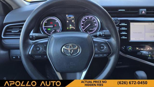 used 2019 Toyota Camry Hybrid car, priced at $21,500