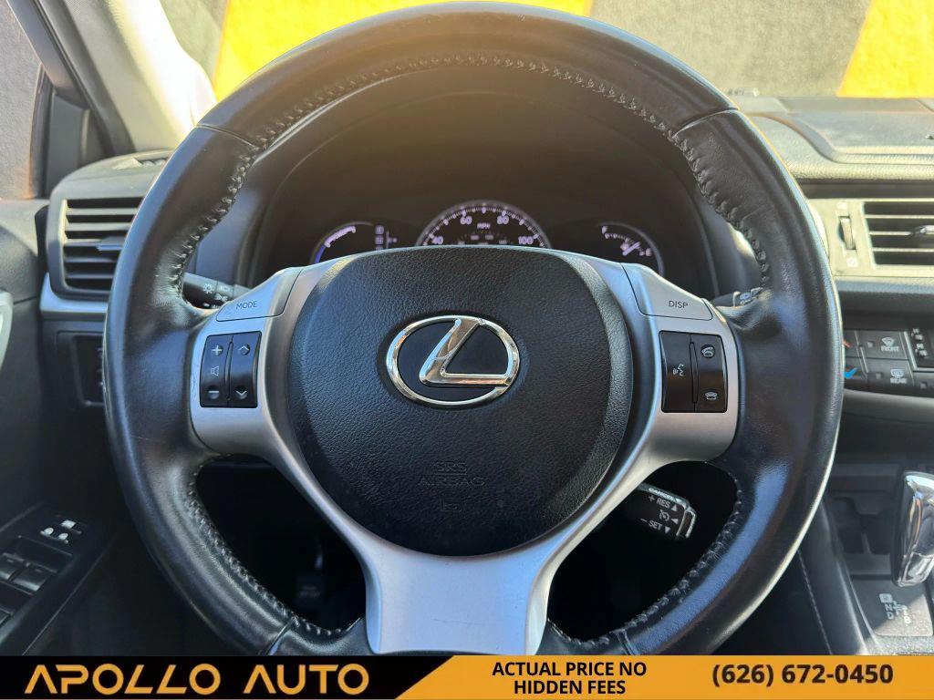 used 2012 Lexus CT 200h car, priced at $9,200