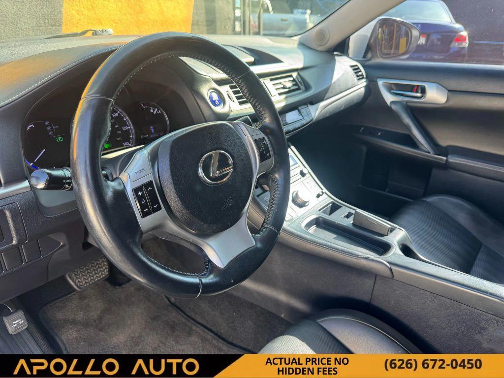 used 2012 Lexus CT 200h car, priced at $9,200
