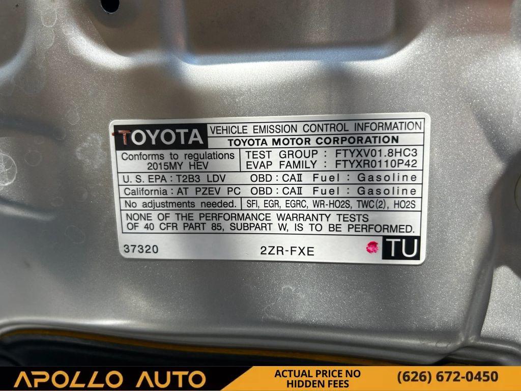 used 2015 Toyota Prius car, priced at $13,300