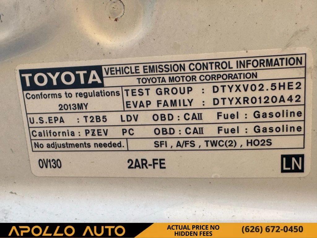 used 2013 Toyota Camry car, priced at $9,000