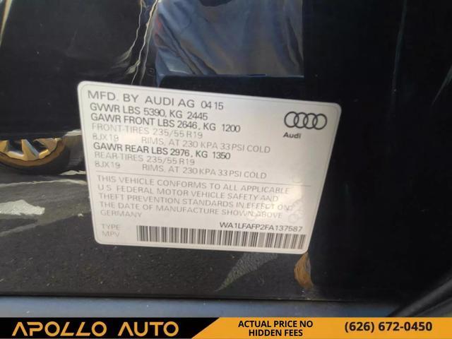 used 2015 Audi Q5 car, priced at $12,880