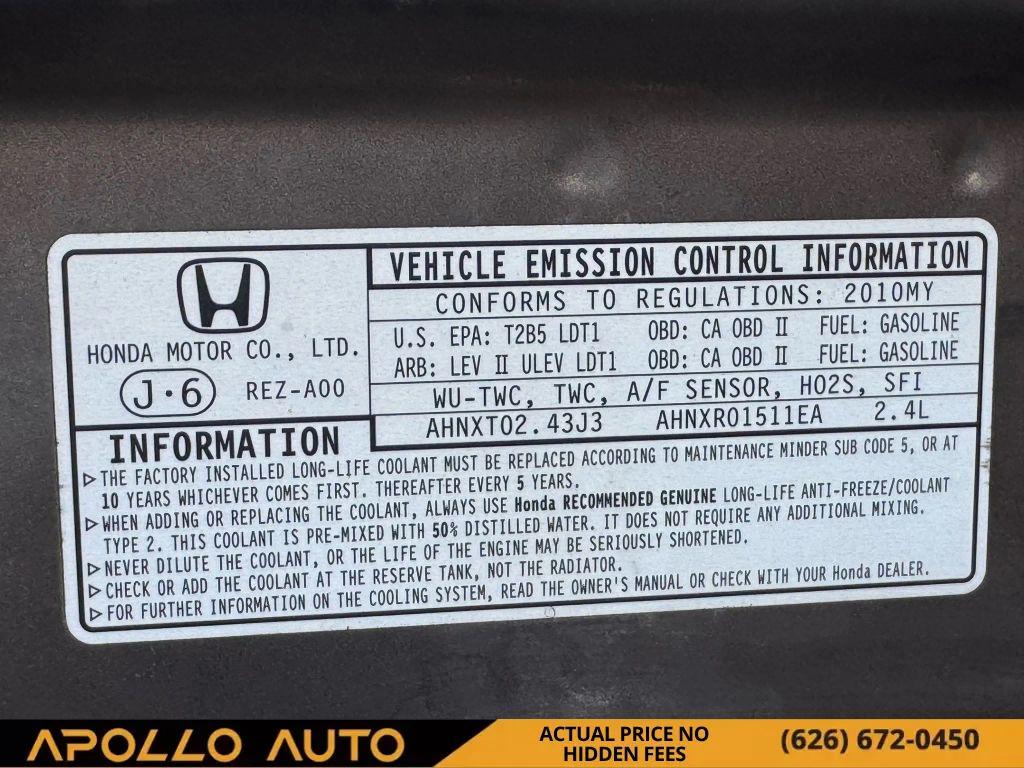 used 2010 Honda CR-V car, priced at $7,800