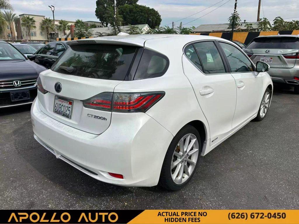 used 2012 Lexus CT 200h car, priced at $7,800