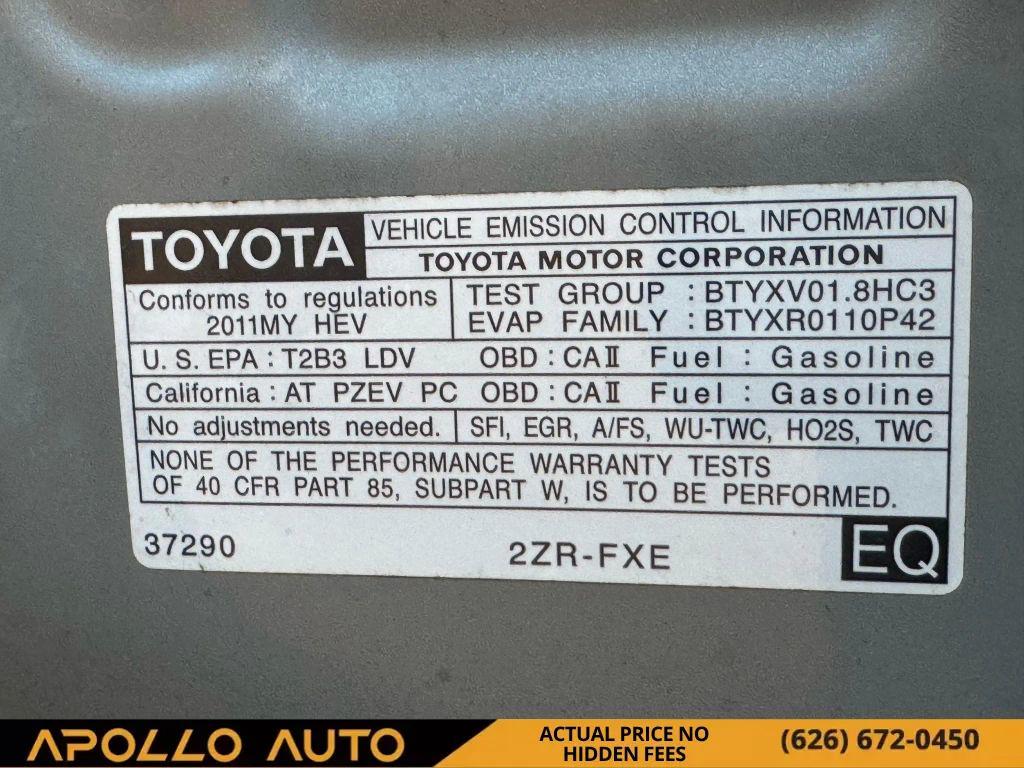 used 2011 Toyota Prius car, priced at $9,300