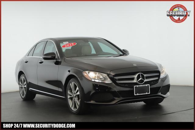 used 2018 Mercedes-Benz C-Class car, priced at $16,900