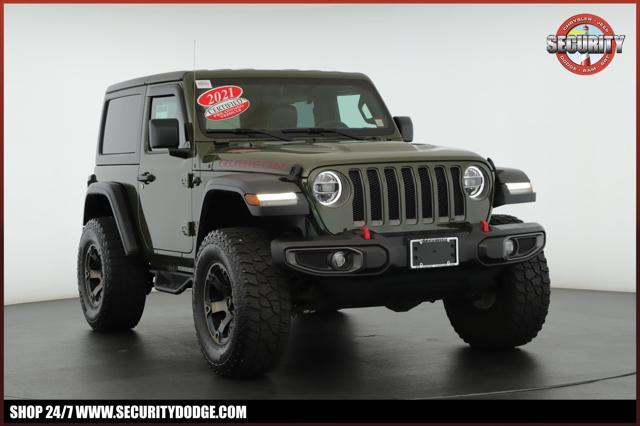 used 2021 Jeep Wrangler car, priced at $31,500