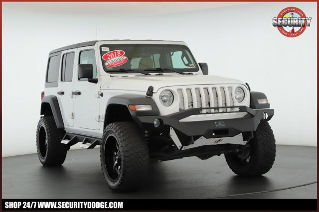 used 2018 Jeep Wrangler Unlimited car, priced at $26,900