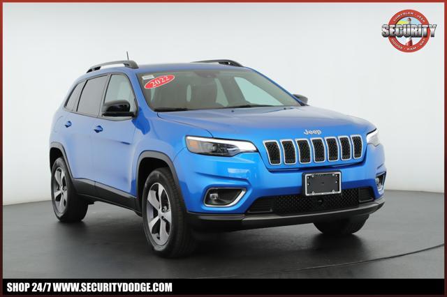used 2022 Jeep Cherokee car, priced at $27,900