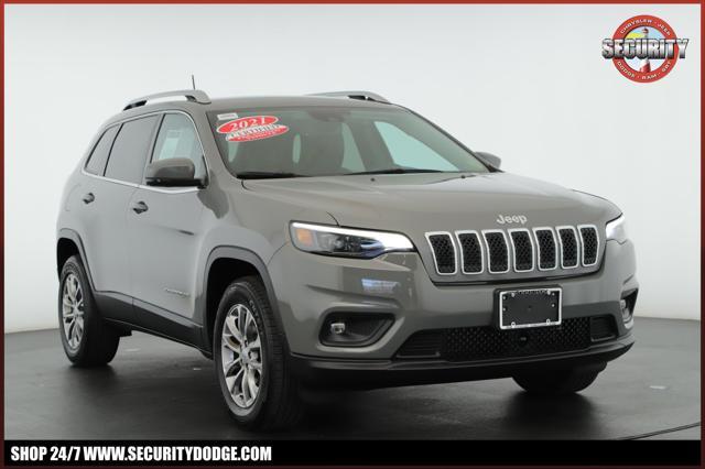 used 2021 Jeep Cherokee car, priced at $21,900
