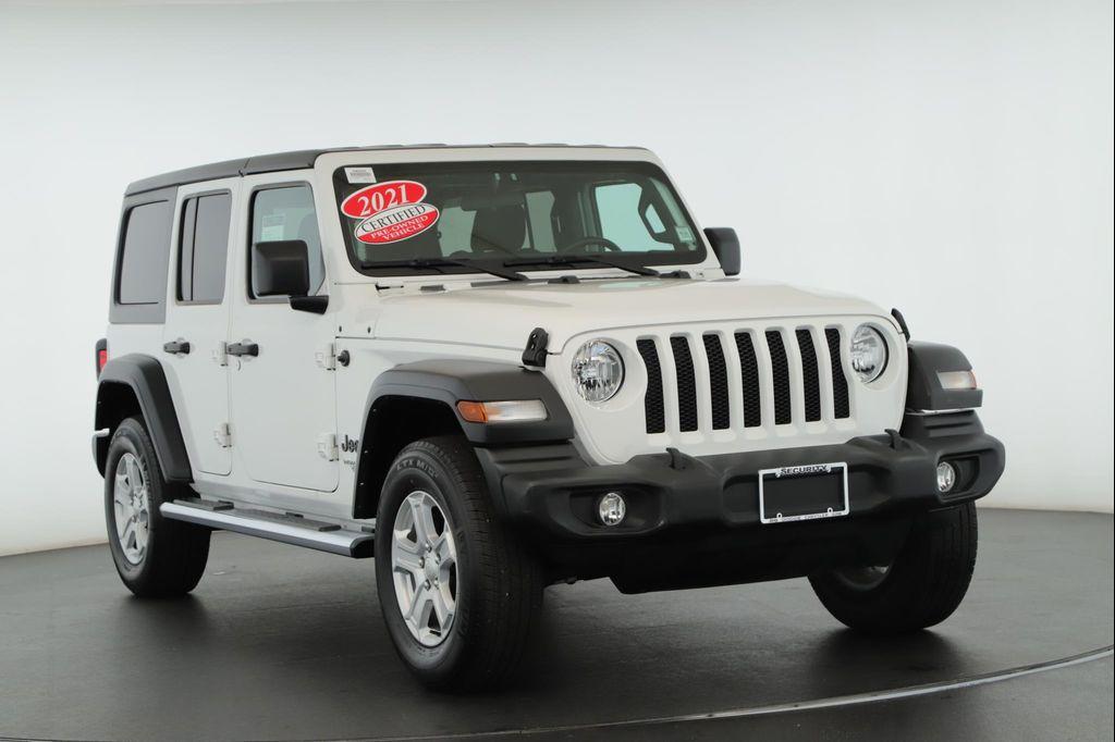used 2021 Jeep Wrangler Unlimited car, priced at $31,500