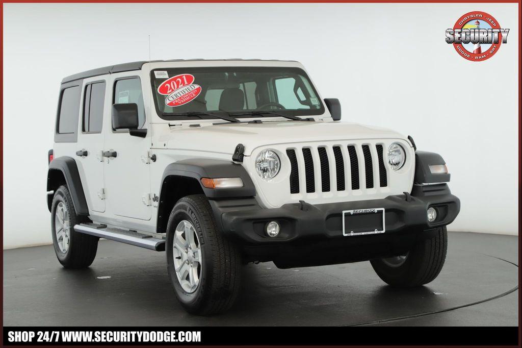 used 2021 Jeep Wrangler Unlimited car, priced at $31,500
