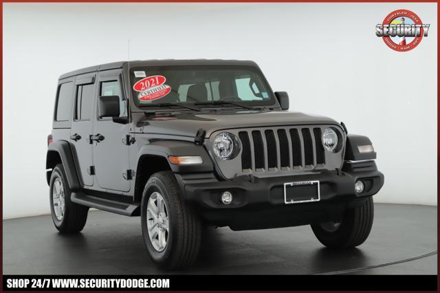 used 2021 Jeep Wrangler Unlimited car, priced at $31,500