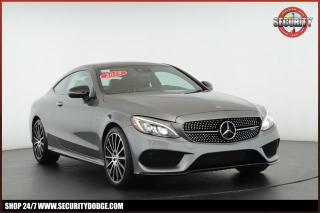 used 2018 Mercedes-Benz AMG C 43 car, priced at $27,500