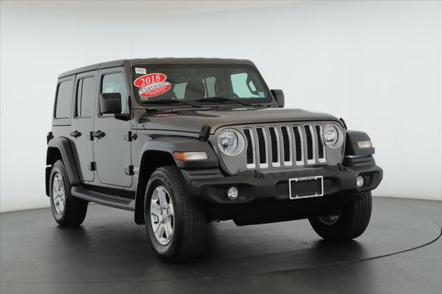 used 2018 Jeep Wrangler Unlimited car, priced at $27,900