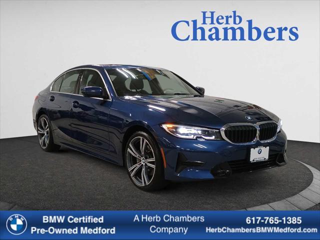 used 2021 BMW 330 car, priced at $28,598