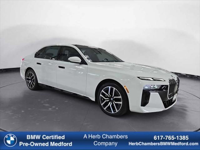 used 2024 BMW 740 car, priced at $74,998