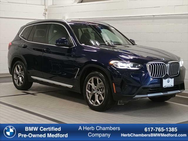 used 2022 BMW X3 car, priced at $37,798