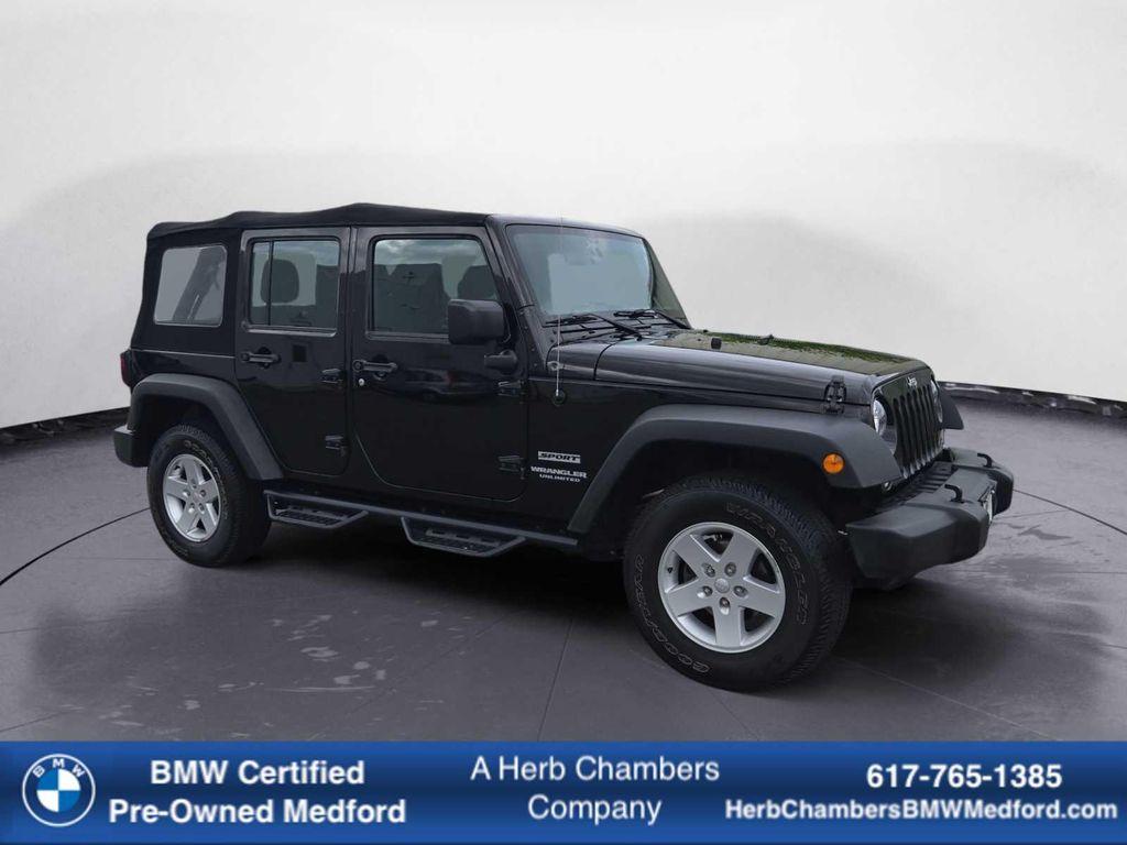 used 2017 Jeep Wrangler Unlimited car, priced at $19,598