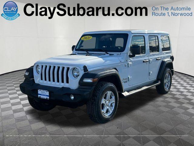 used 2021 Jeep Wrangler Unlimited car, priced at $27,374