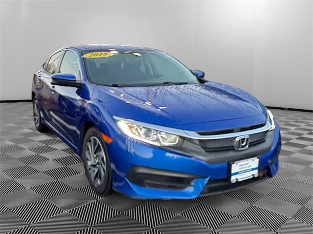 used 2018 Honda Civic car, priced at $16,613