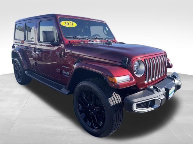 used 2021 Jeep Wrangler Unlimited 4xe car, priced at $29,900