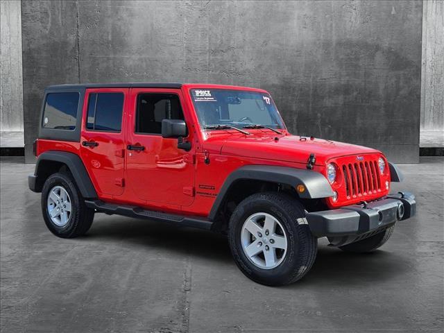 used 2017 Jeep Wrangler Unlimited car, priced at $23,069