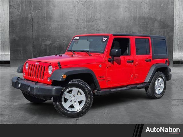 used 2017 Jeep Wrangler Unlimited car, priced at $23,069