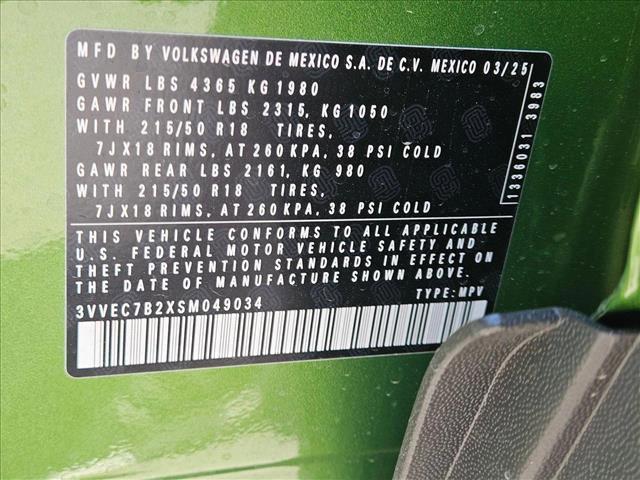 new 2025 Volkswagen Taos car, priced at $29,716