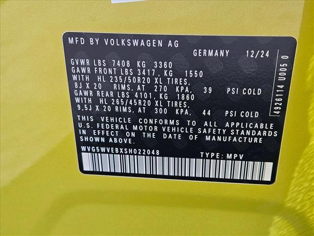 new 2025 Volkswagen ID. Buzz car, priced at $65,583