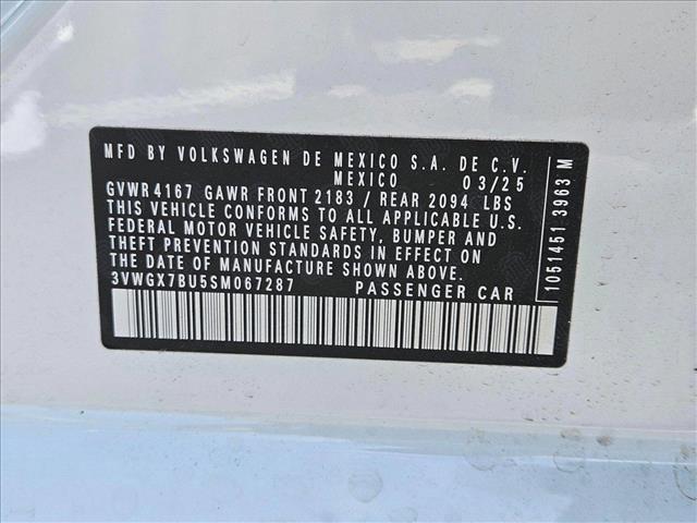 new 2025 Volkswagen Jetta car, priced at $29,442