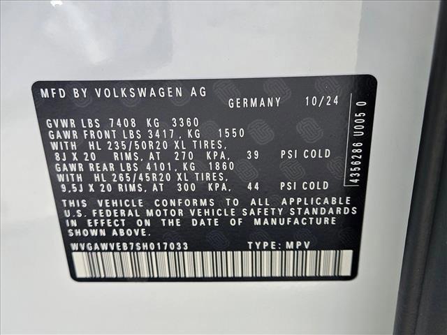 new 2025 Volkswagen ID. Buzz car, priced at $60,083