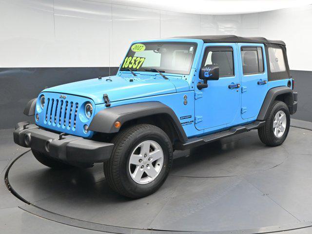 used 2017 Jeep Wrangler Unlimited car, priced at $15,994